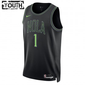 Maillot Enfant New Orleans Pelicans Zion Williamson 2023-24 Nike City Edition Bleu Swingman